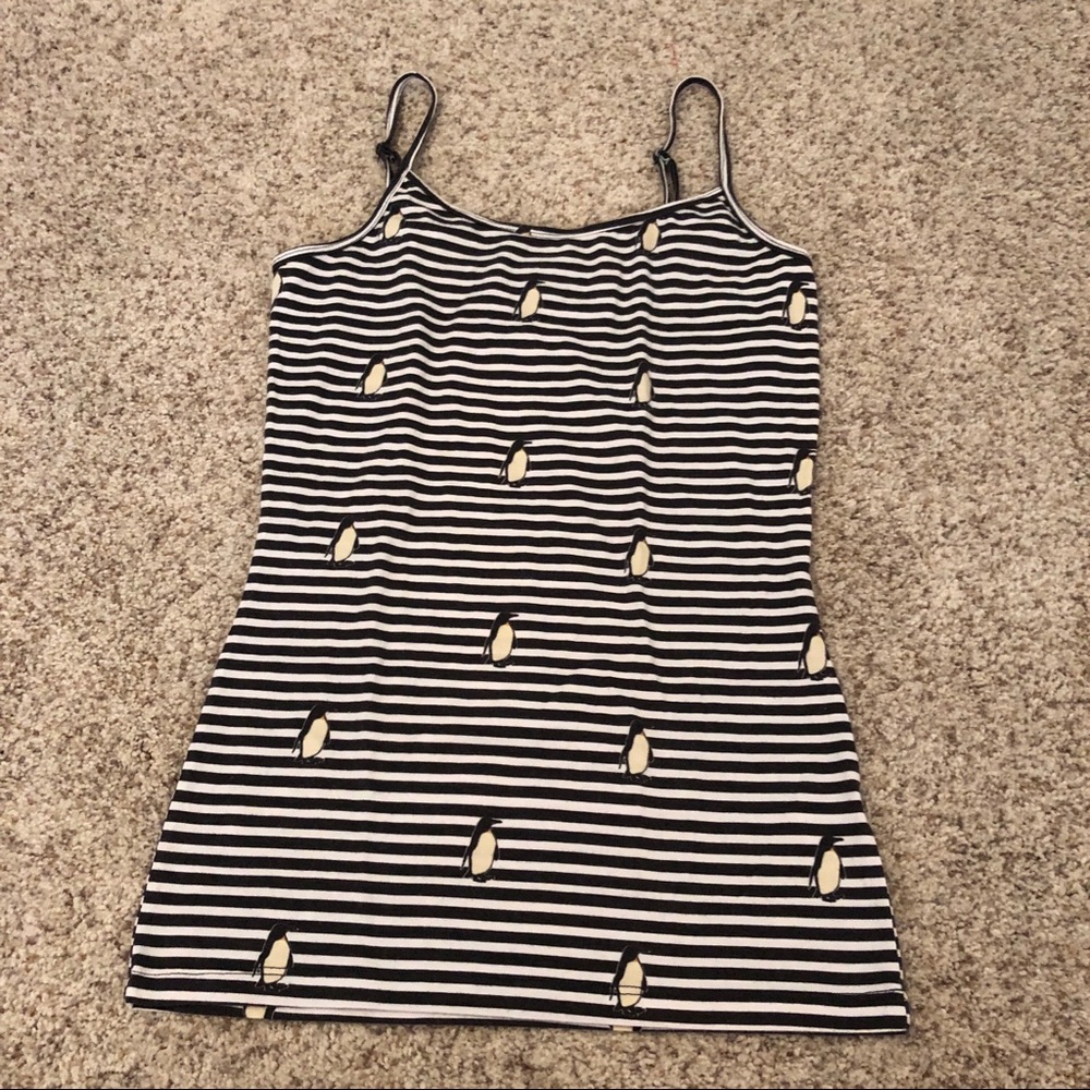 Penguin stripped tank top